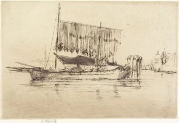 Fischerboot aus The Second Venice Set, 1879-1880
